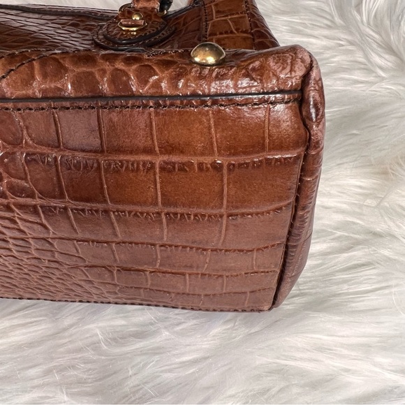 Etienne Aigner Brown Alligator Bag - Picture 14 of 15